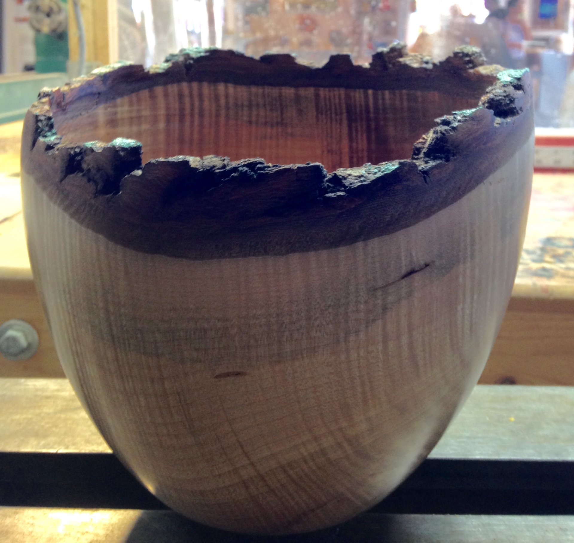Maple natural edge bowl