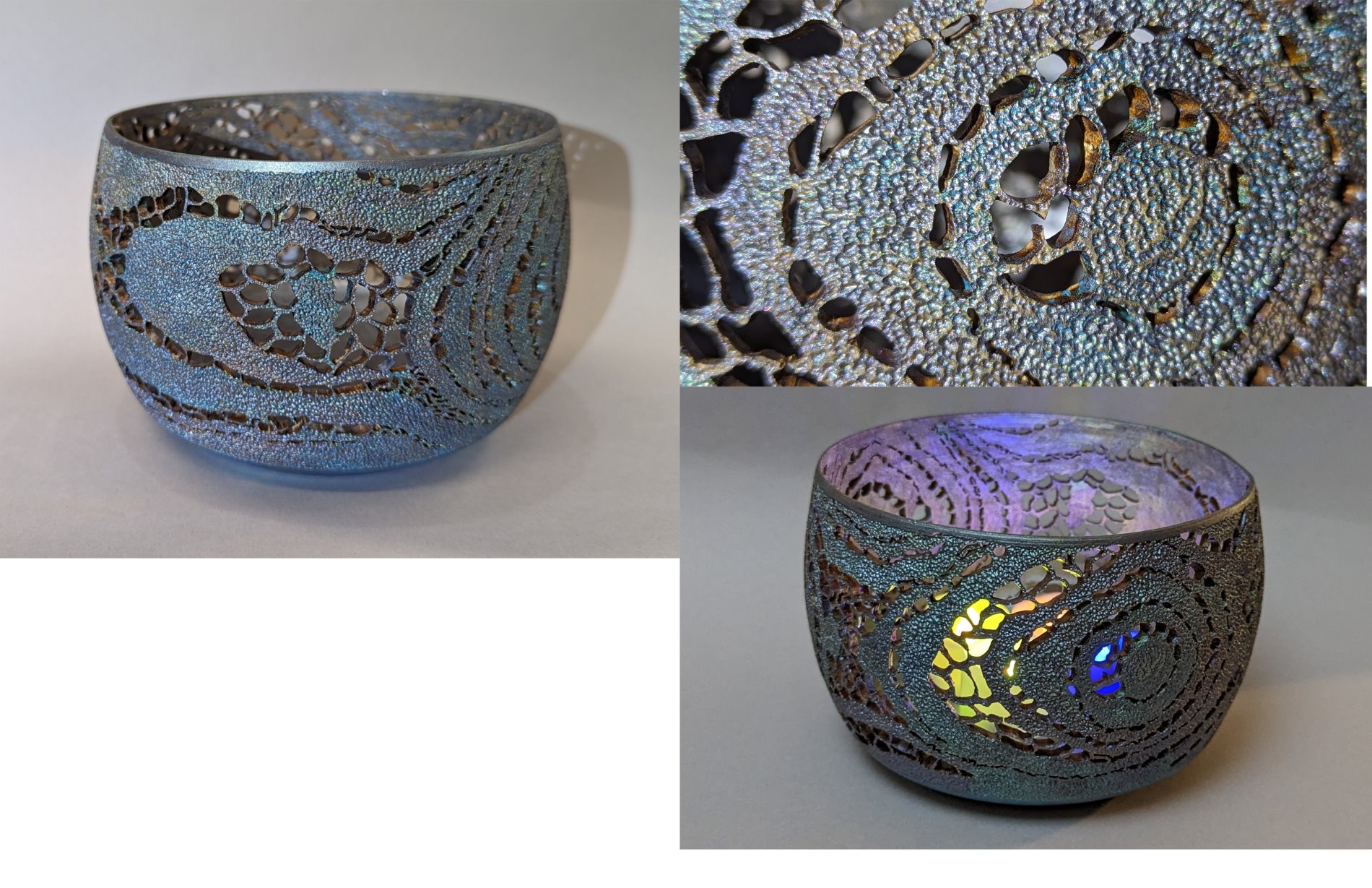 Maple Neural Network Bowl - Three views