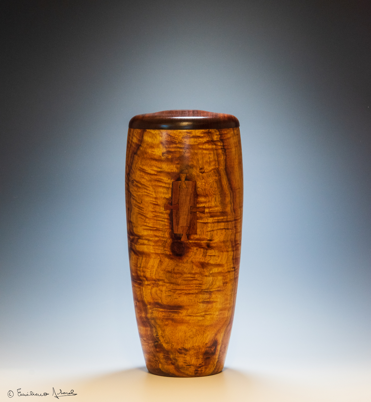 Maui Curly Koa Urn