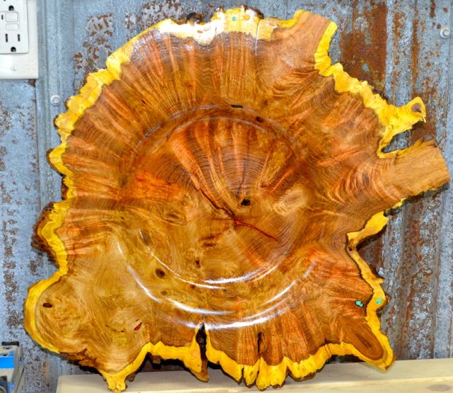 Mesquite Burl Bowl Natural Edge