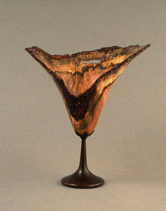 Mesquite vase "waterfall"