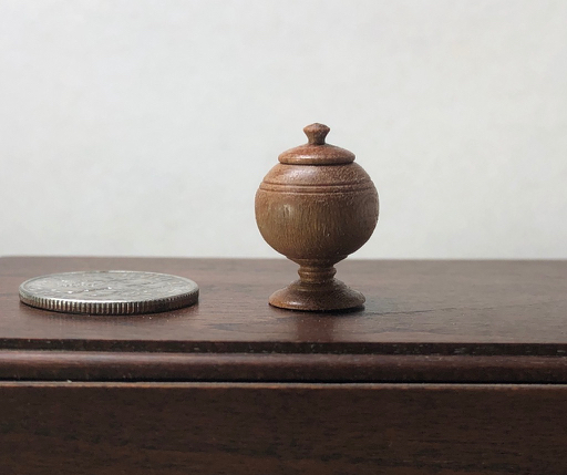 Miniature antique spice jar