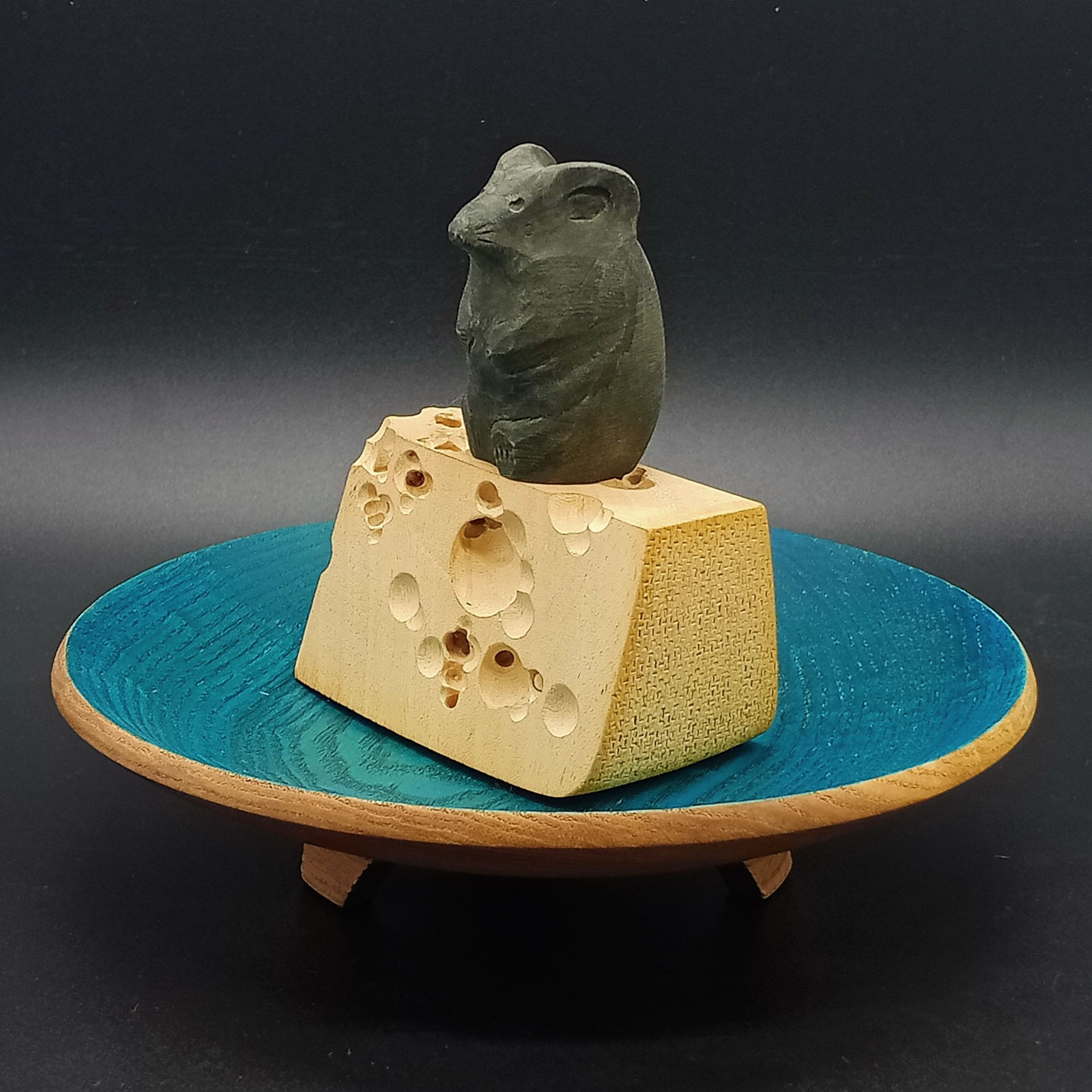 Mouse on cheese