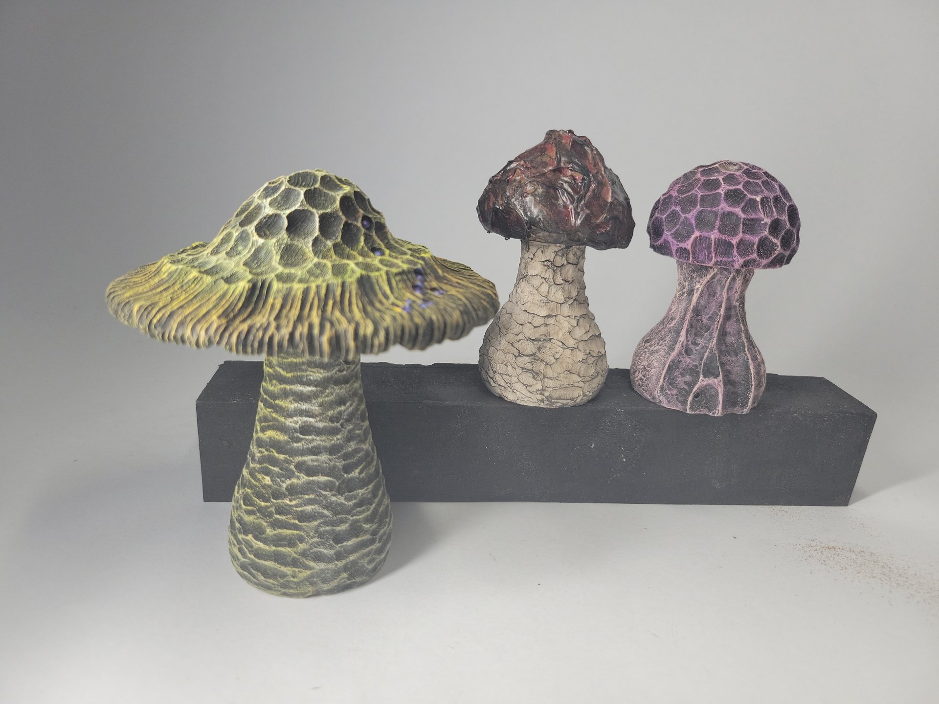 Mushroom trio