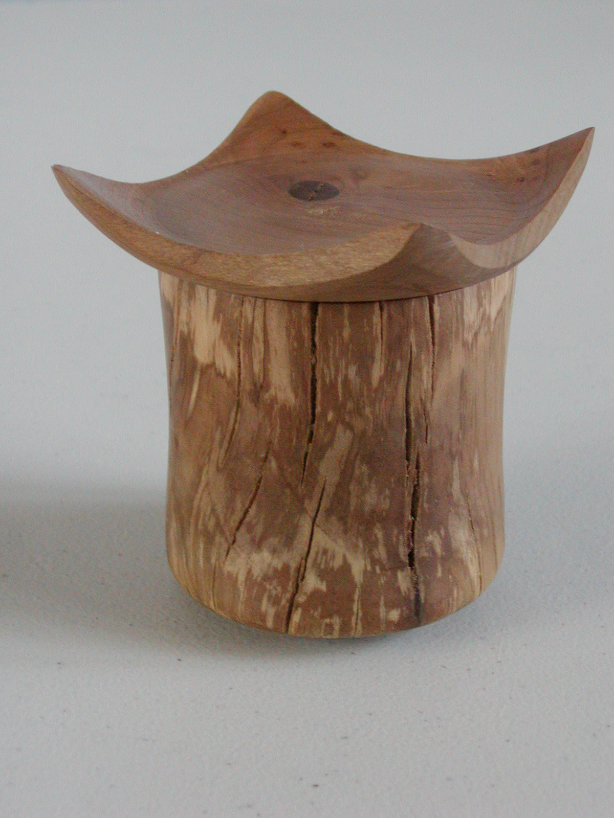 My First box. Spalted Cherry with cherry lid.