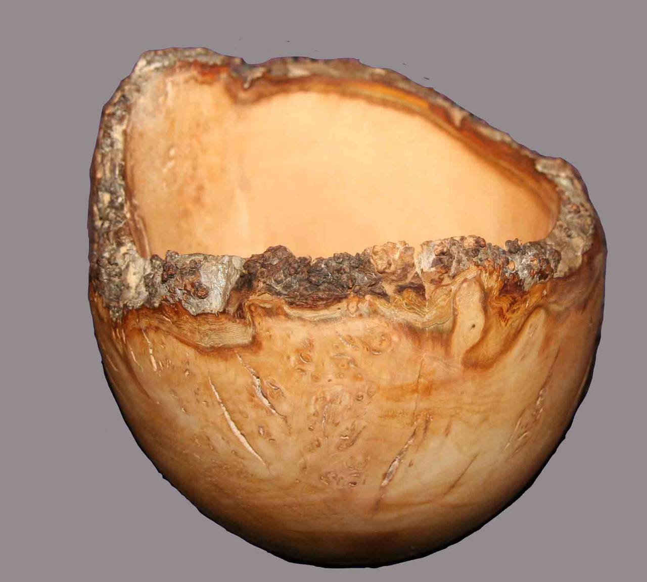 Natural Edge Apple Bowl