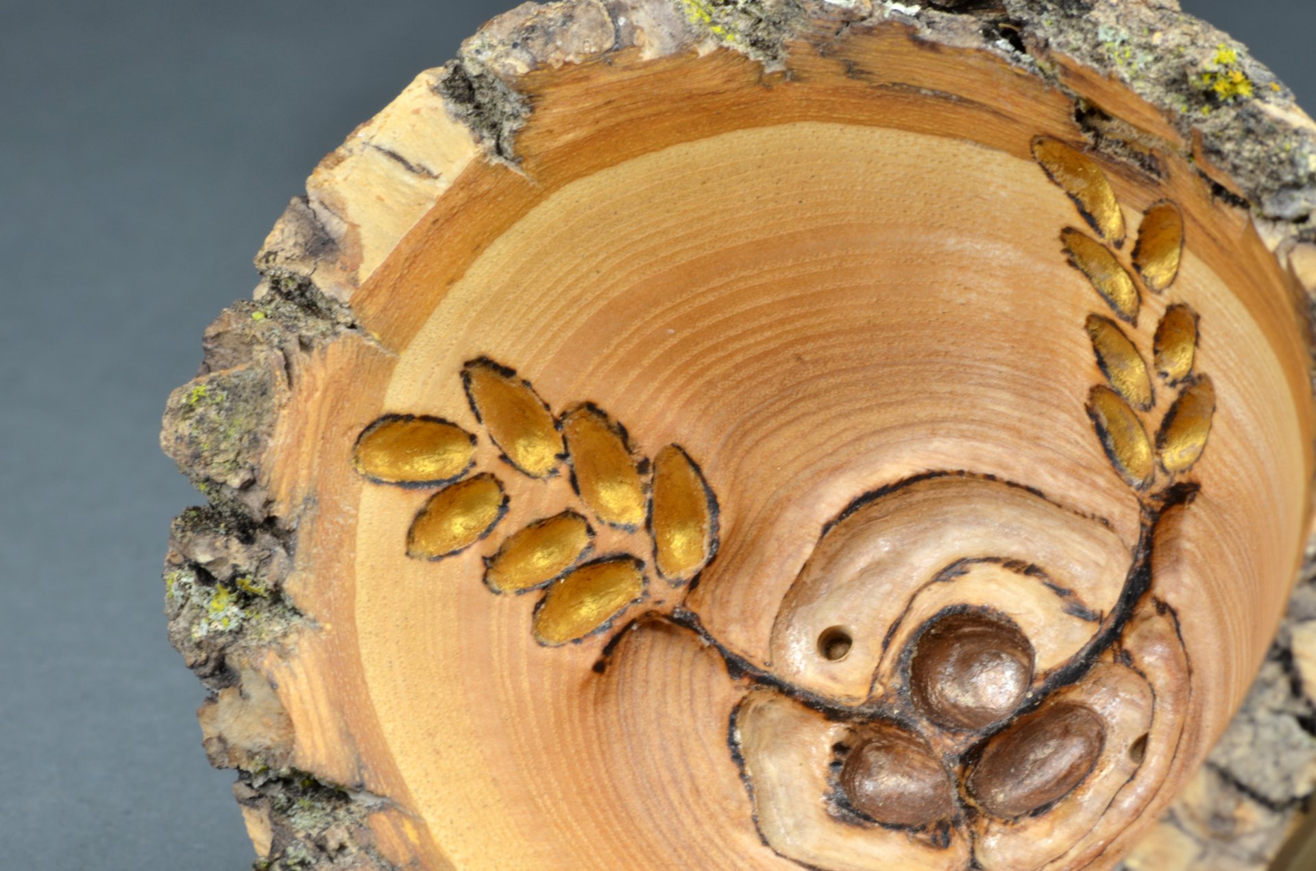 Natural edge bowl