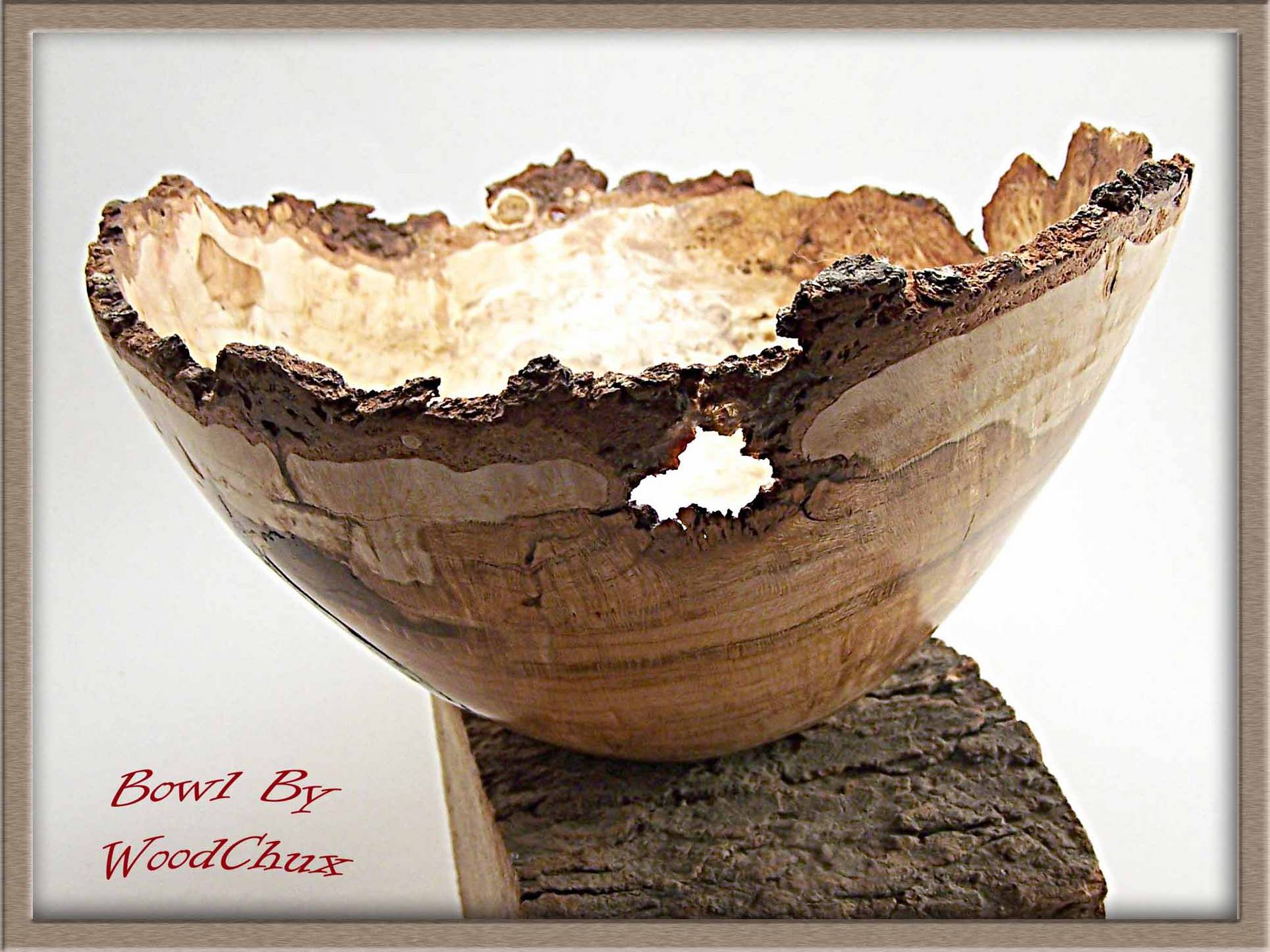 Natural Edge Cherry Burl