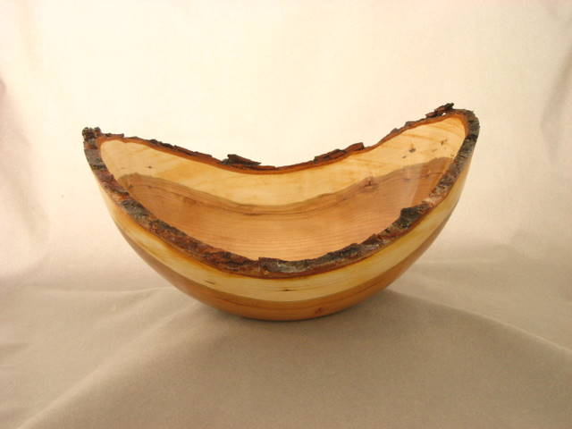 Natural edge crerry bowl