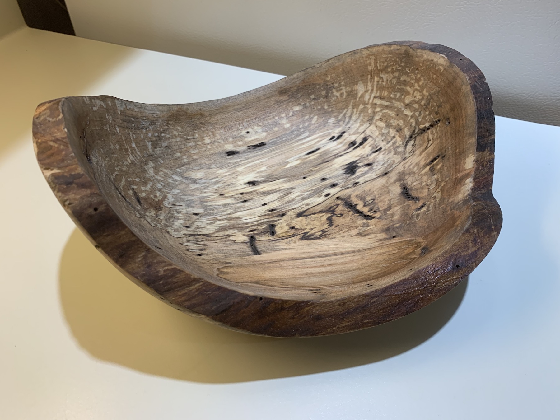 Natural Edge Crotch "Bowl"