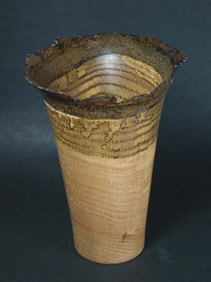 Natural Edge Oak Vessel