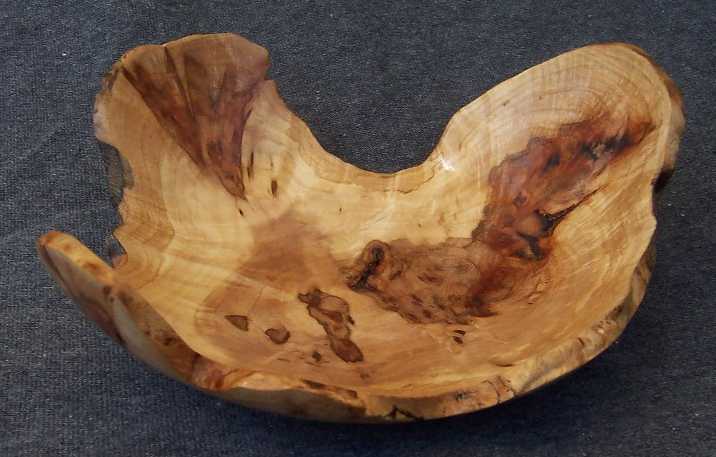 natural edged maple burl