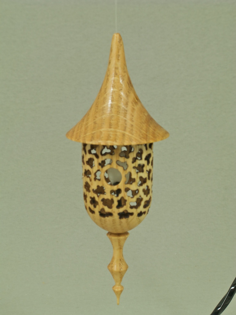 Oak Bird House - entire view