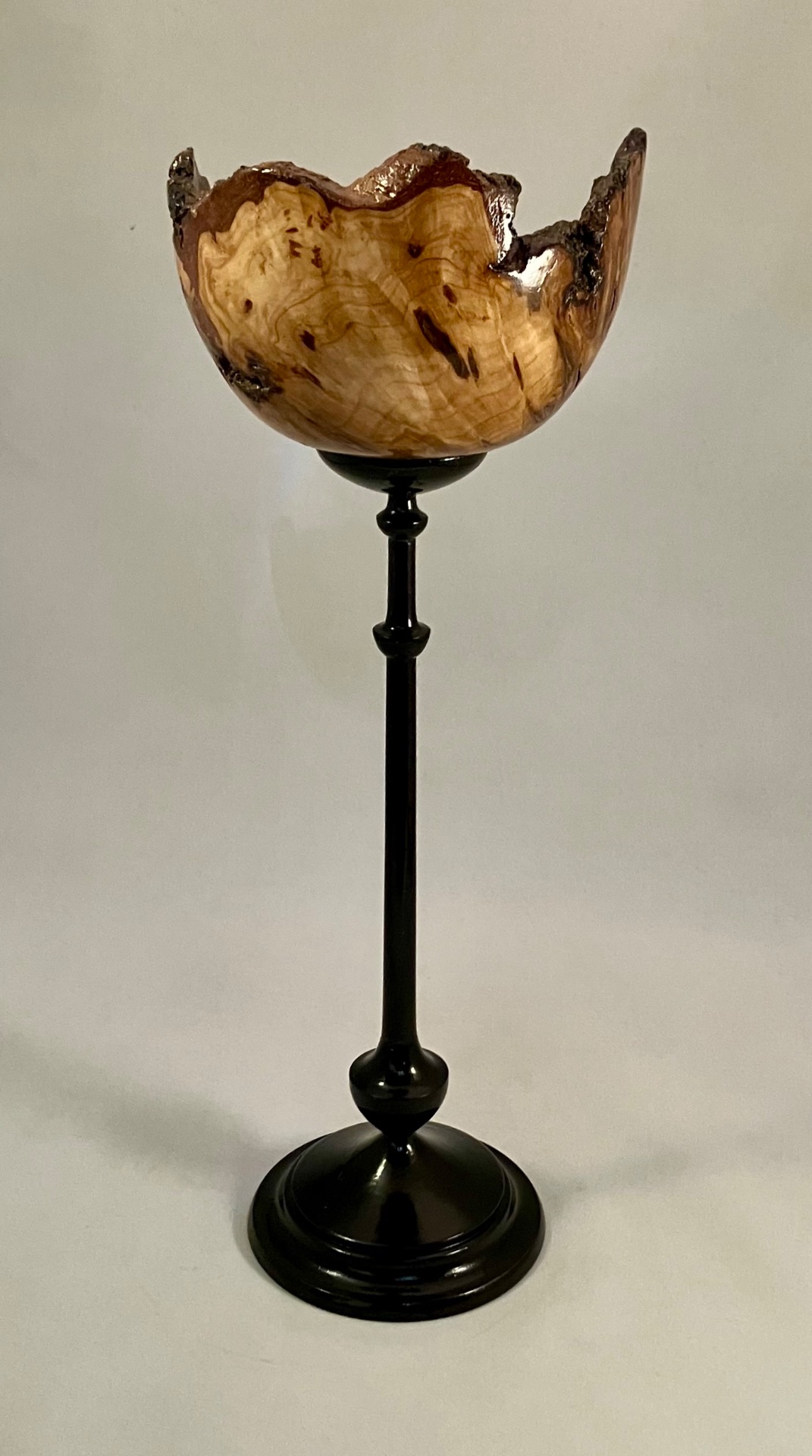 Oak burl chalice