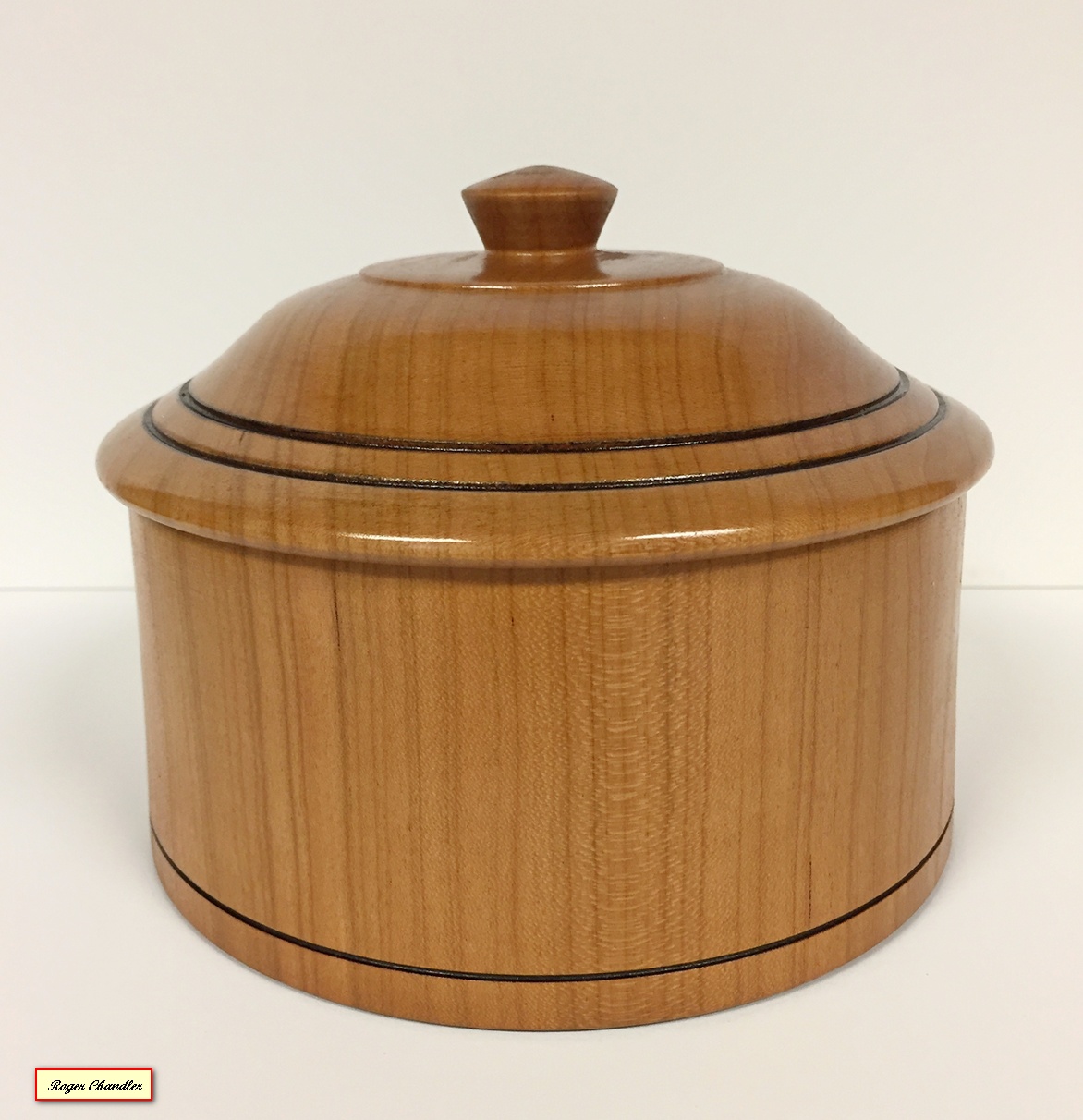 Ogee Lidded Cherry Box