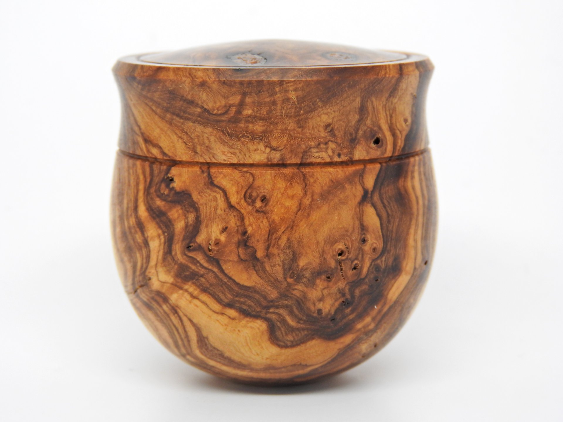 Olive Ash Round Bottom Box