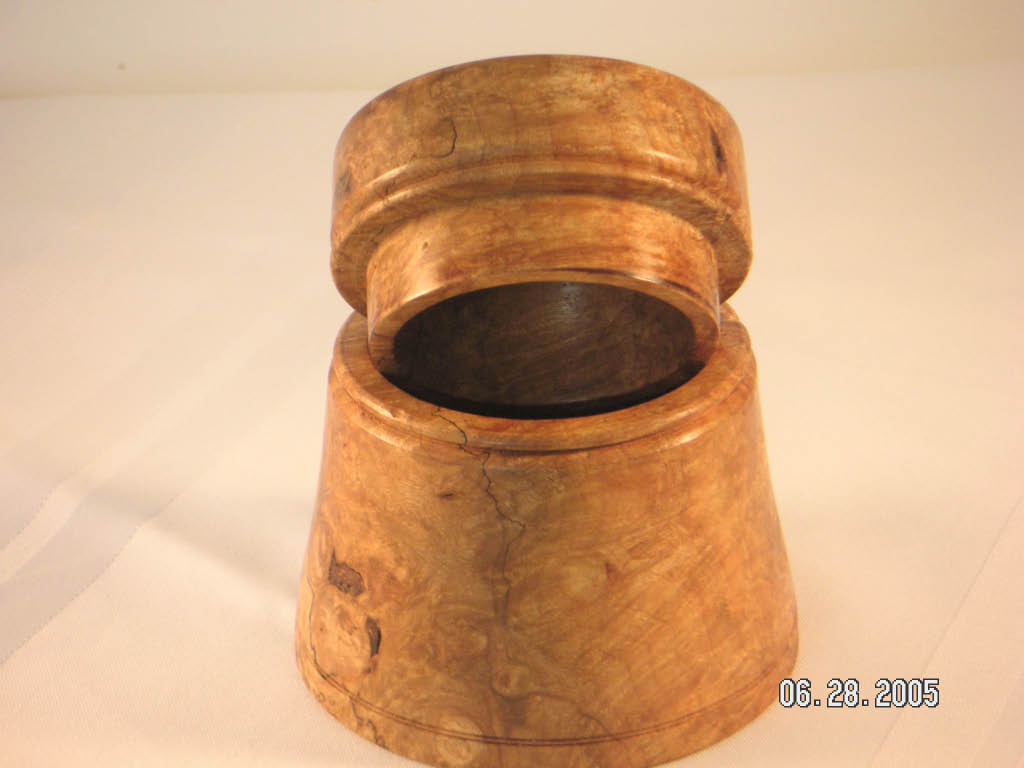 Oregon Maple Burl Lidded Box