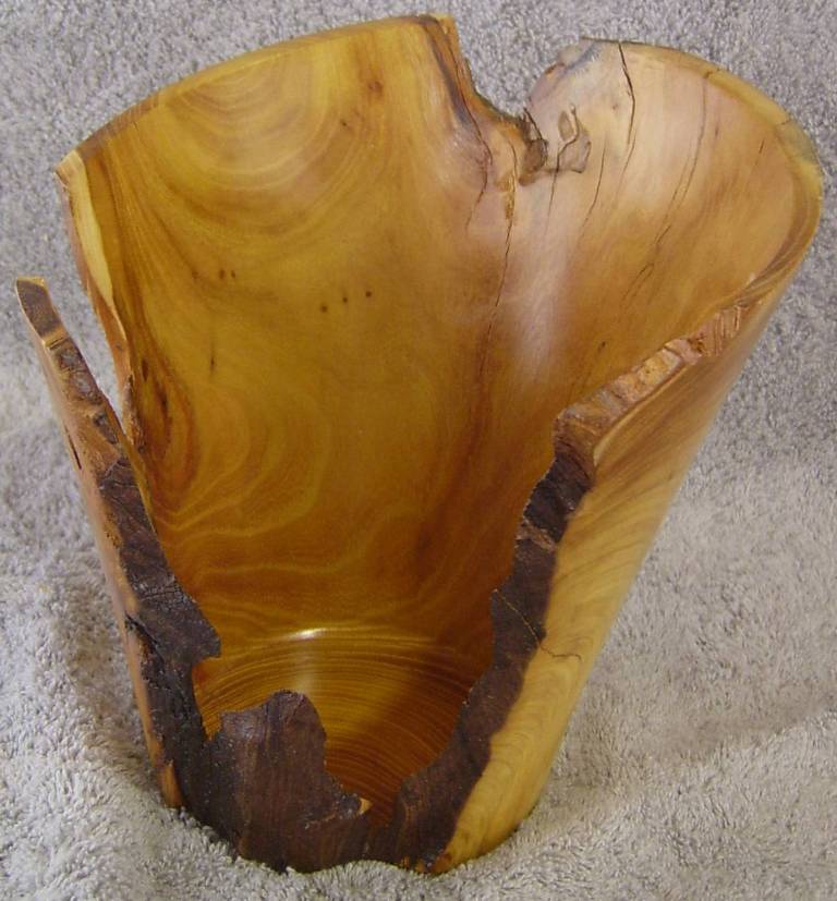 Osage Orange turned form 2nd view