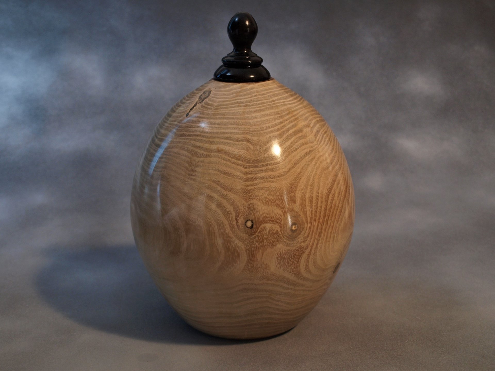 Osage orange urn