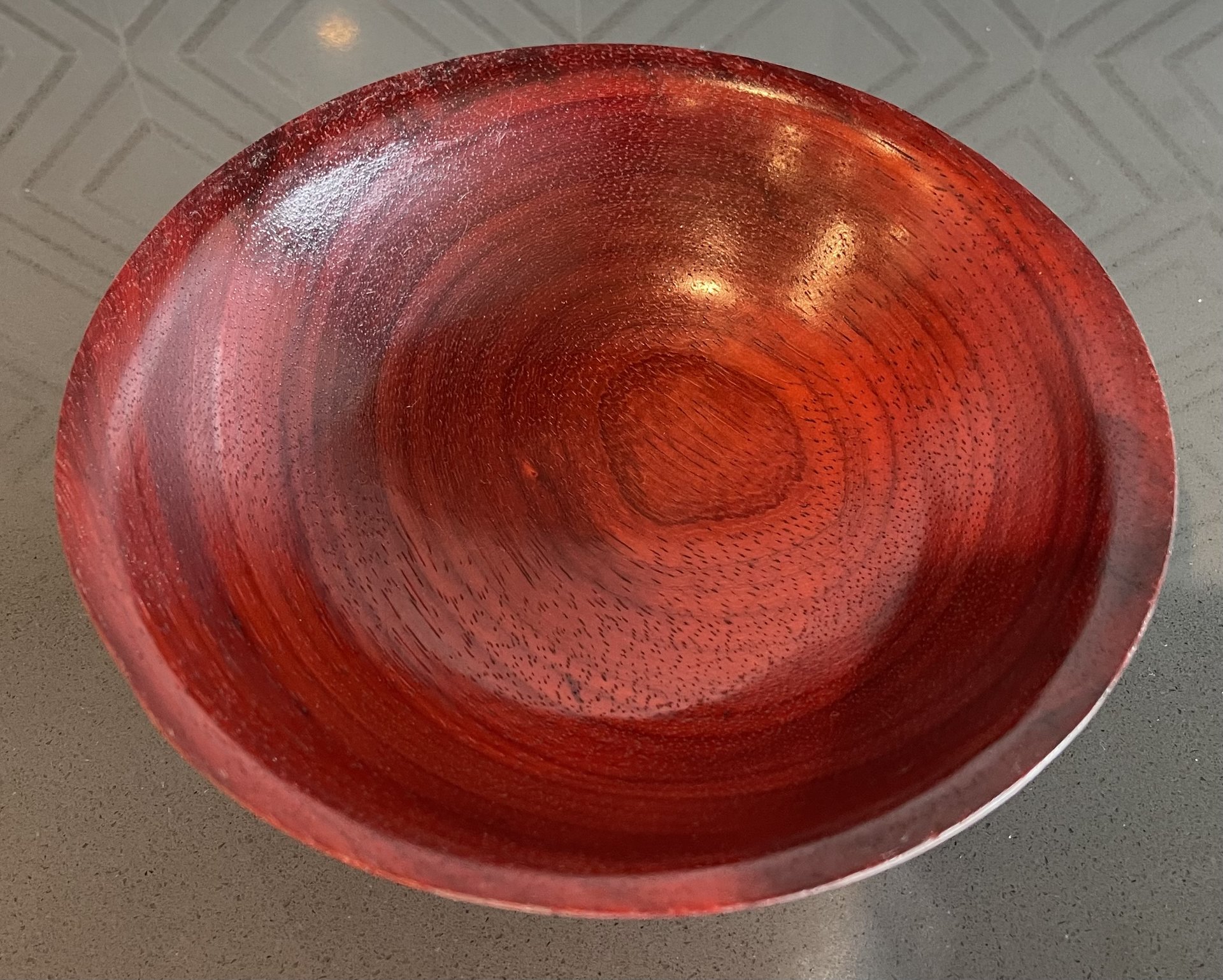 Padauk bowl