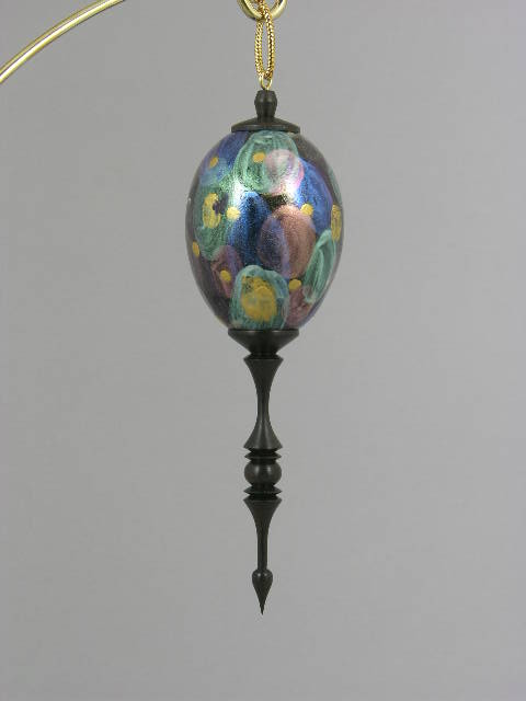 Painted Egg Shell Ornament