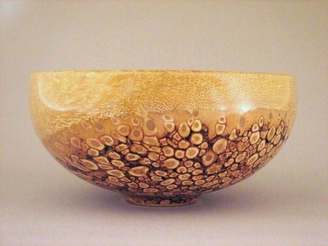 Palm root bowl