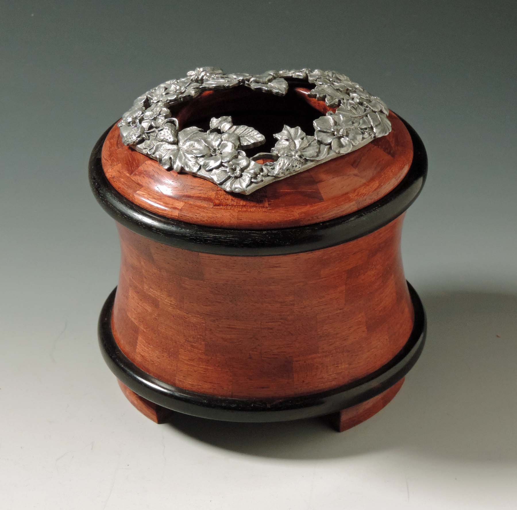 Pewter box American Association of Woodturners