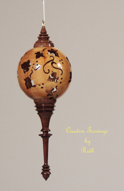 Pierced Apple Ornament