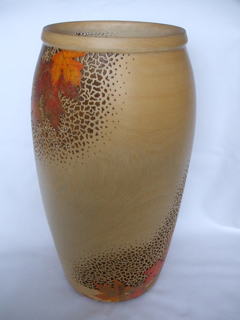 Pierced Birch Vase