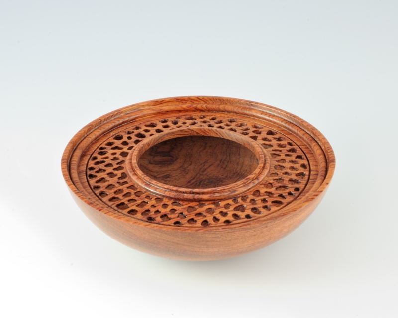 Pierced Bubinga Bowl