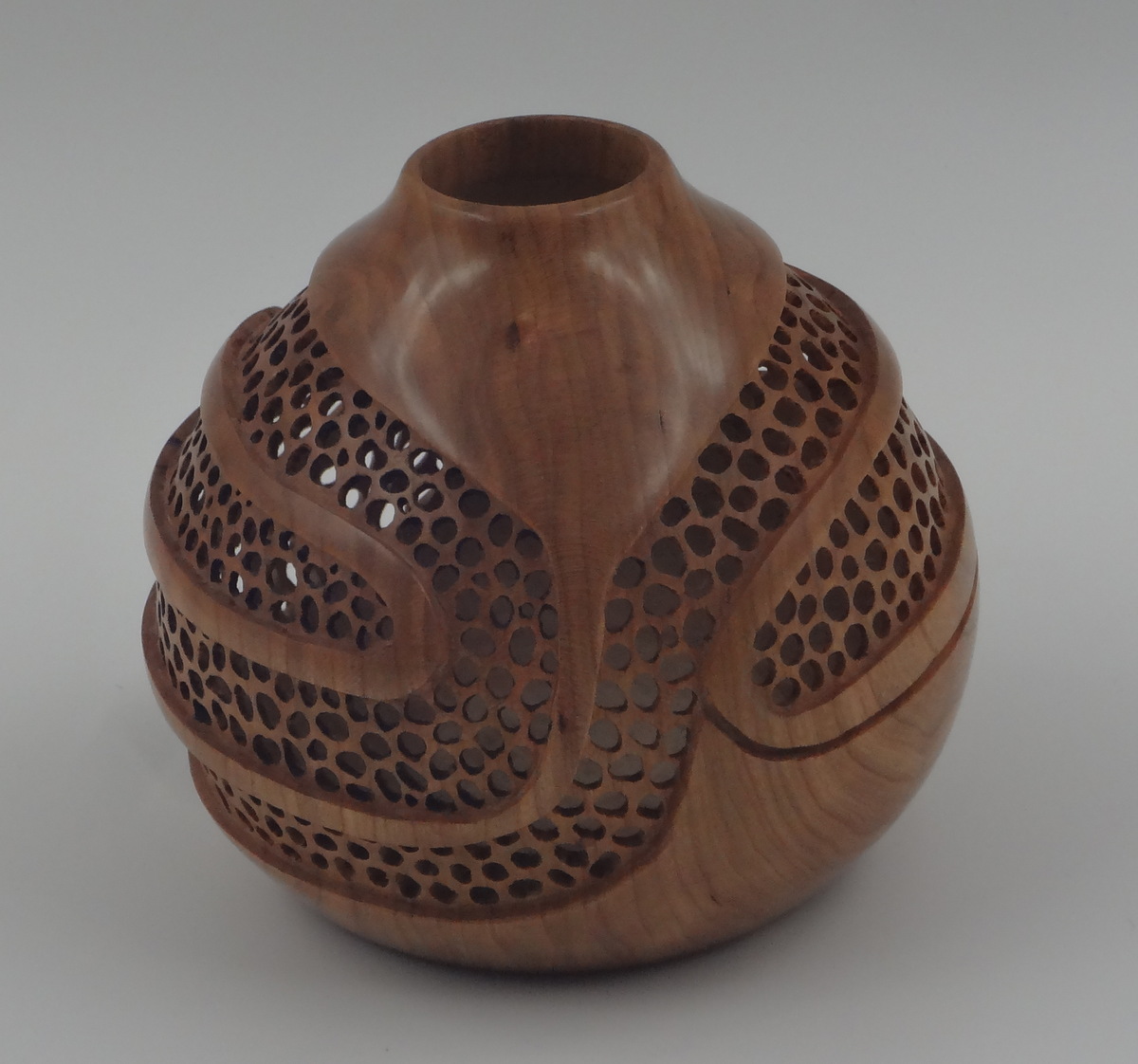 Pierced Cherry Hollow Form