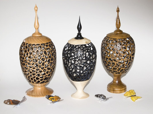 Pierced hollow forms