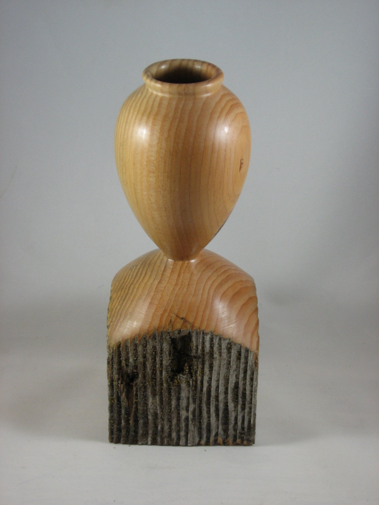 Pine Fence-Post Urn