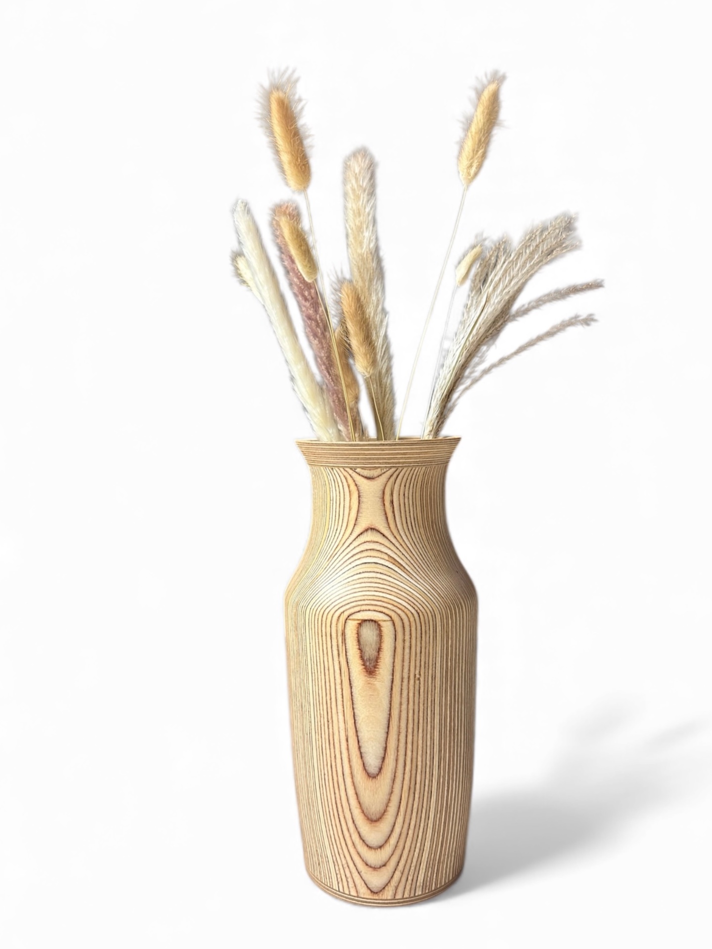 Plywood vase