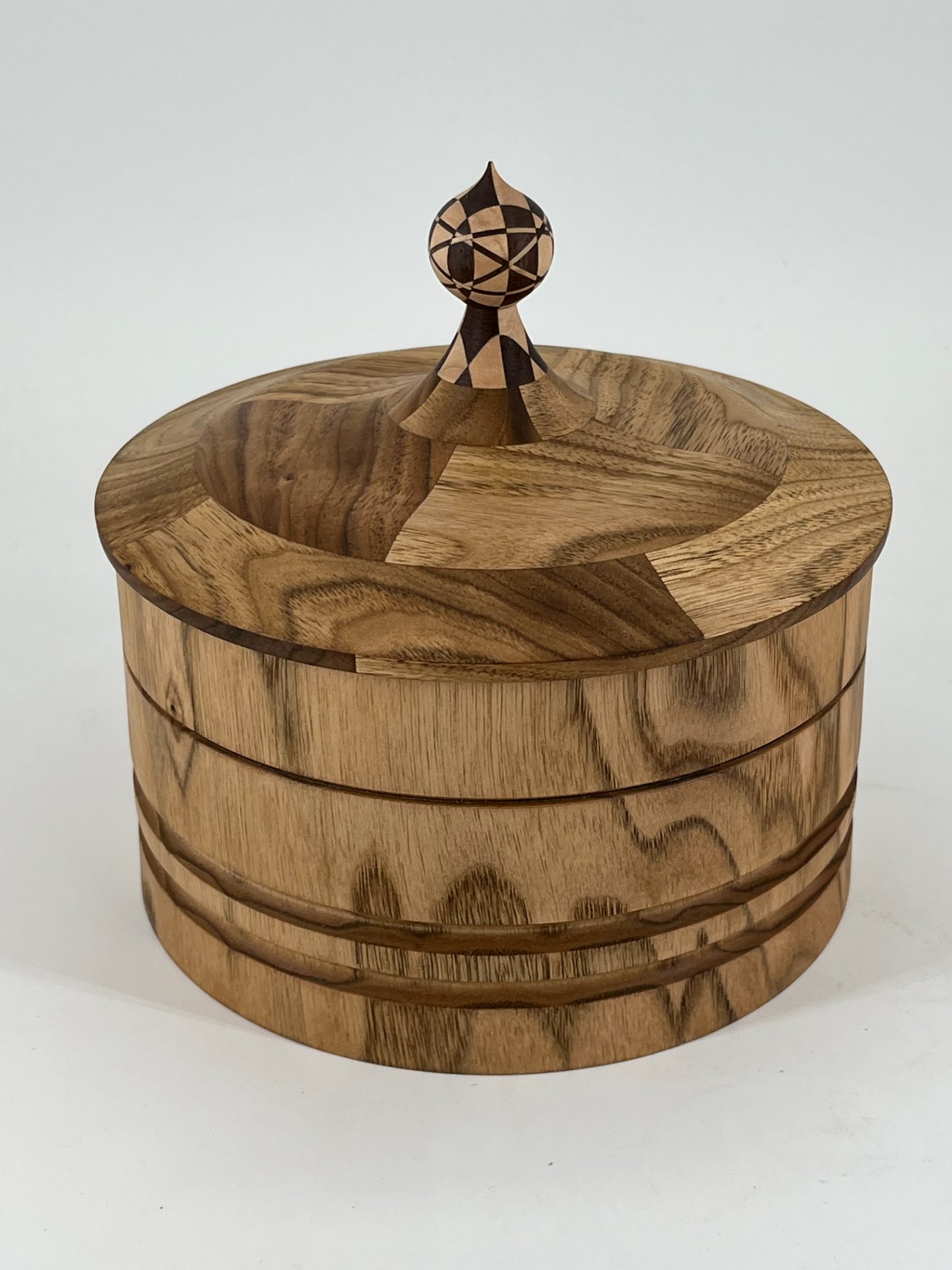 Prototype Round Jewelry Box with removable tray