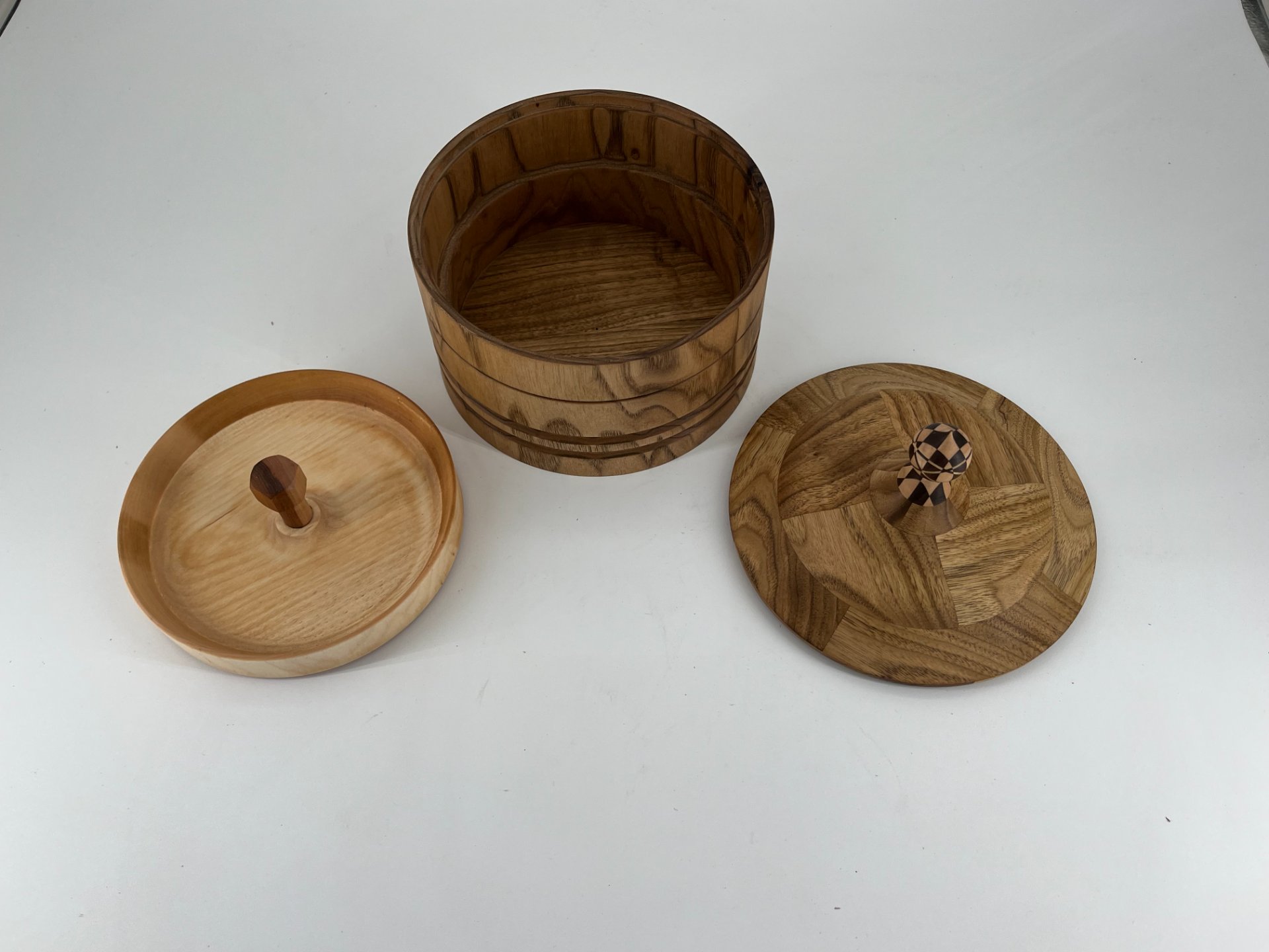 Prototype Round Jewelry Box with removable tray
