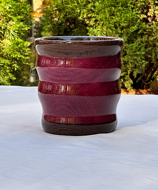 Purple Heart and Wenge Ruffles