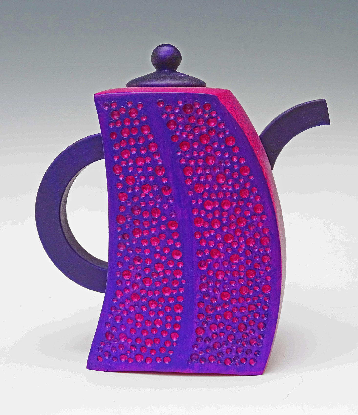 Purple teapot