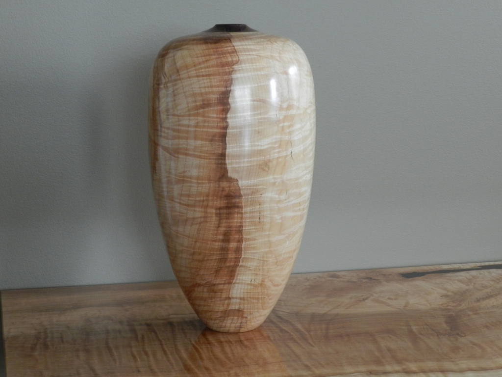 Quilted Maple and Walnut hollowform