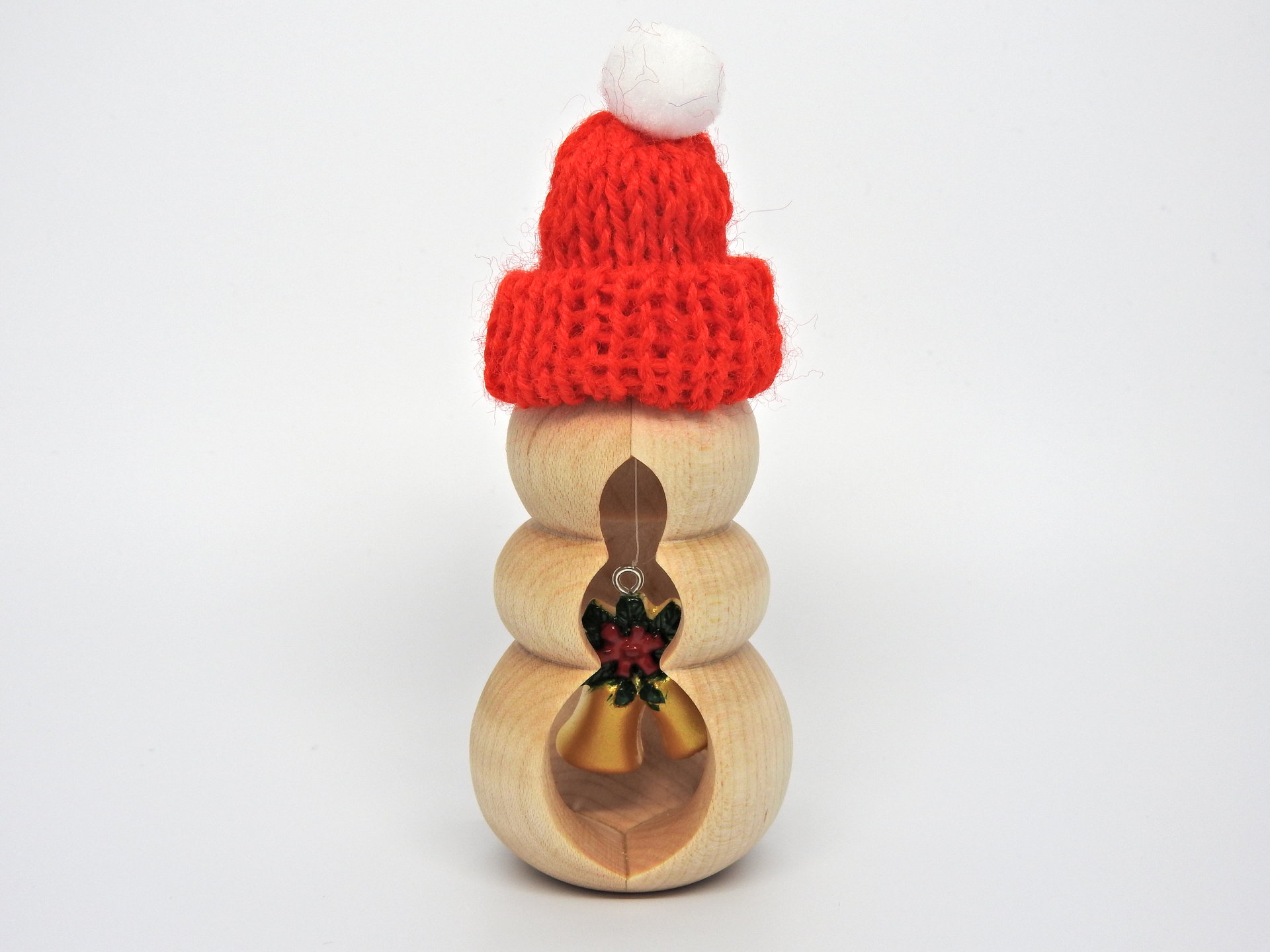 Red Beanie Snowman