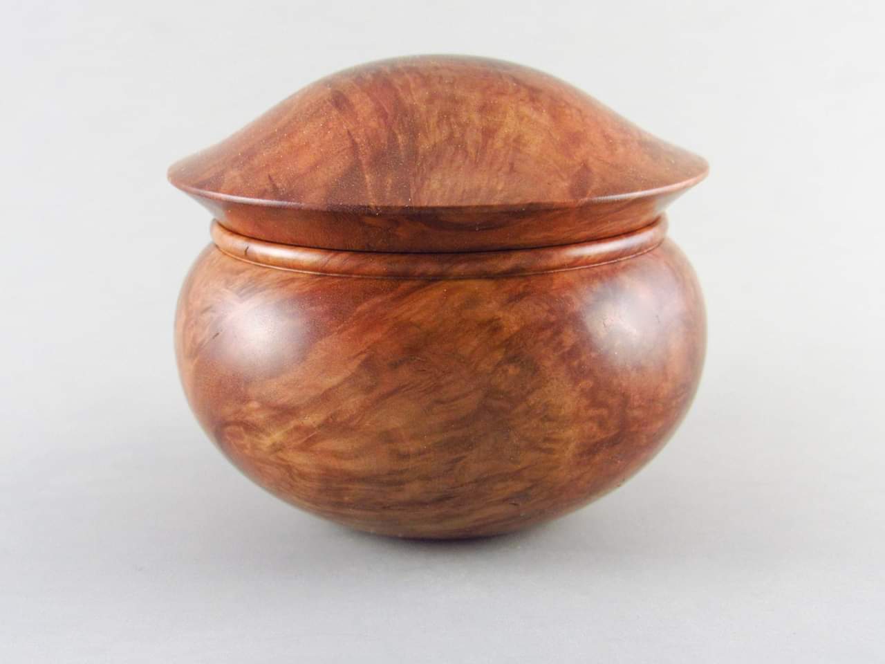 Red Coolibah Burl Lidded Box
