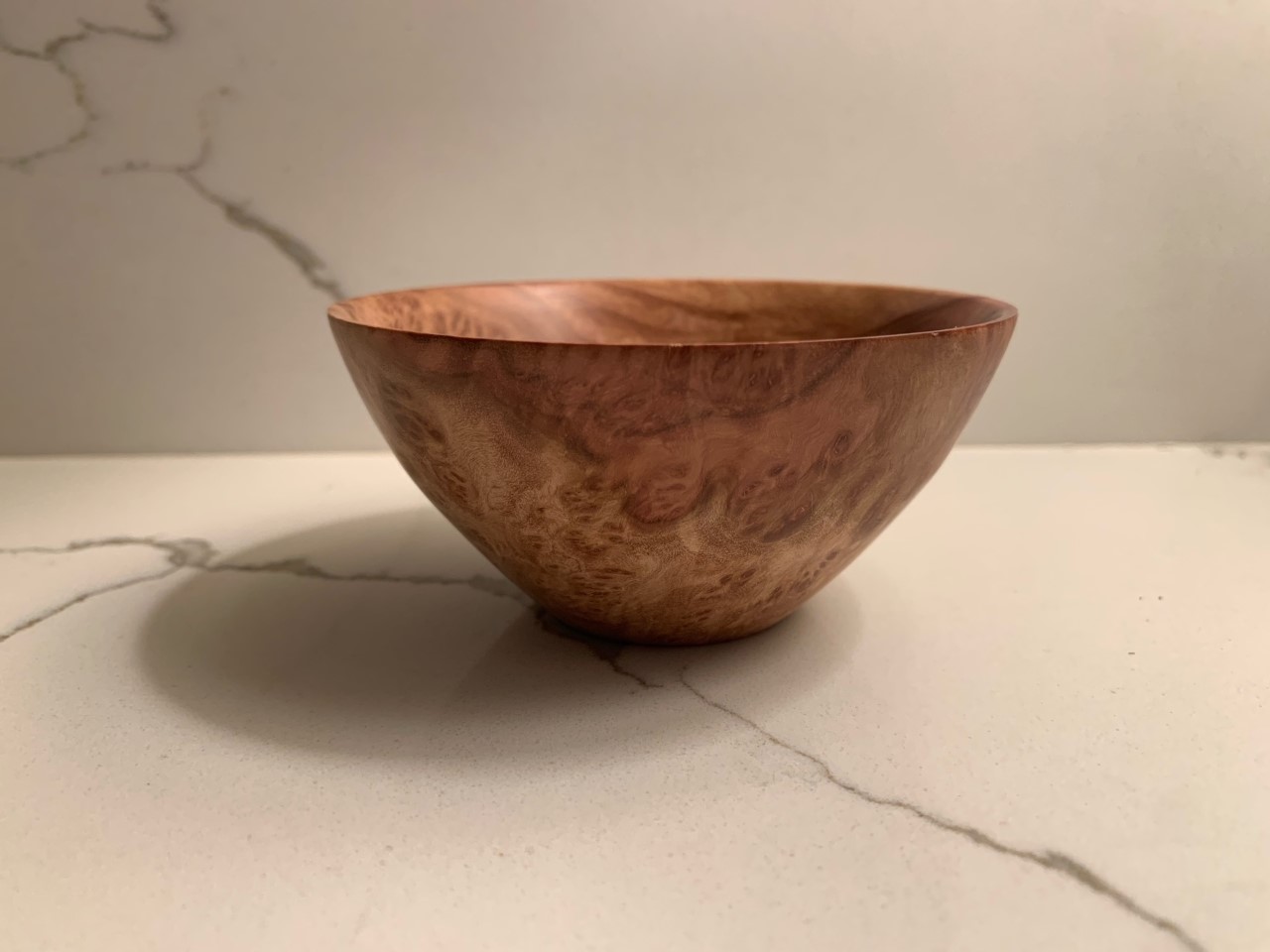 Red Mallee Burl bowl.