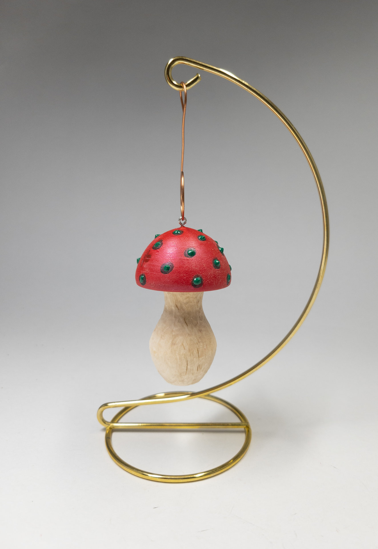 Red mushroom ornament