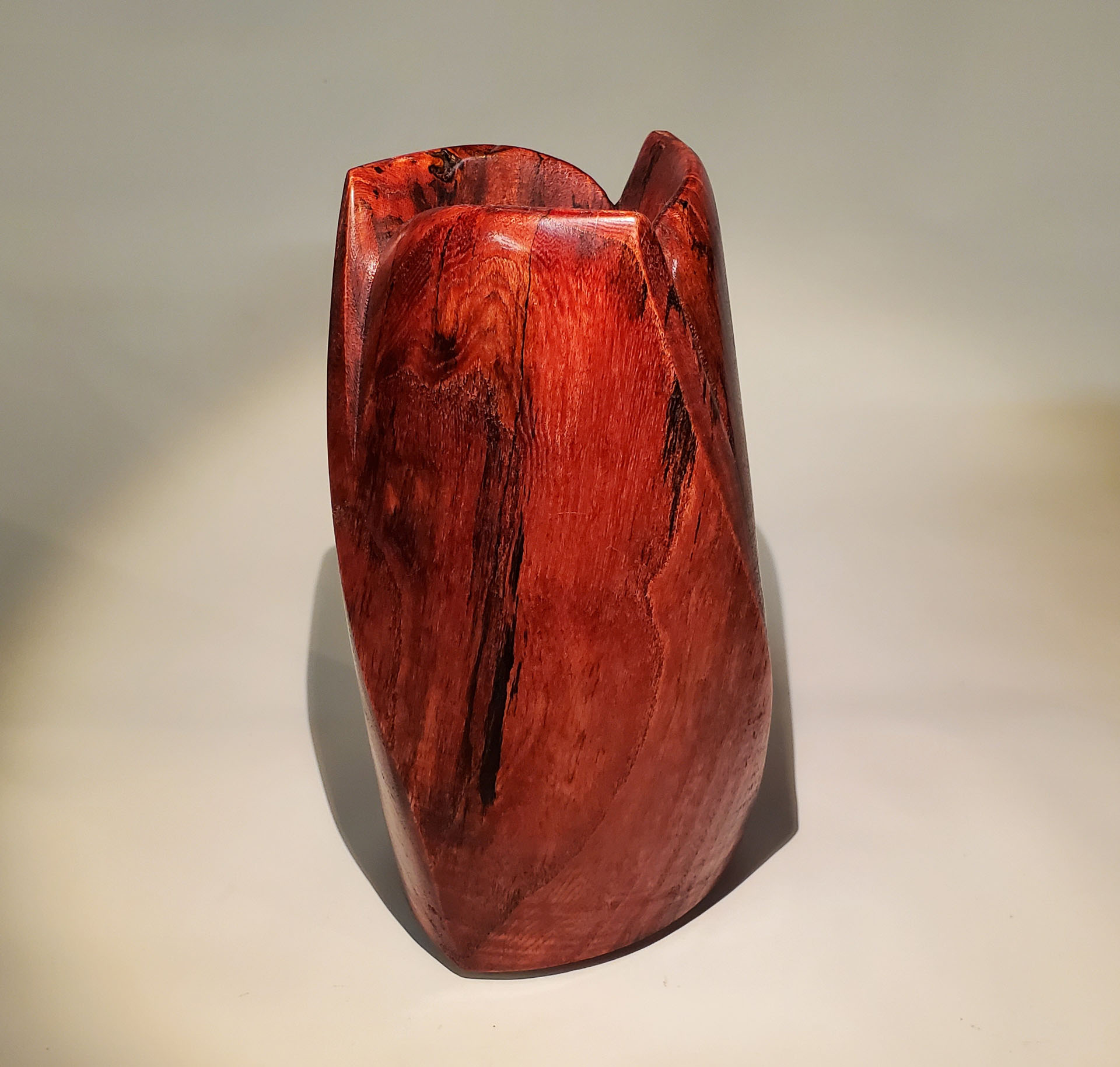 Red Vase Twisted