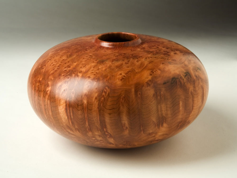 Red wood Burl Hollow Form