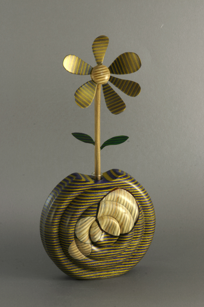 "Rising Moons" Bud Vase