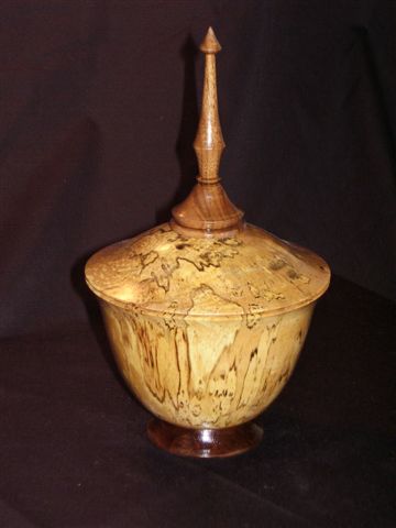 River Birch Lidded Vessel