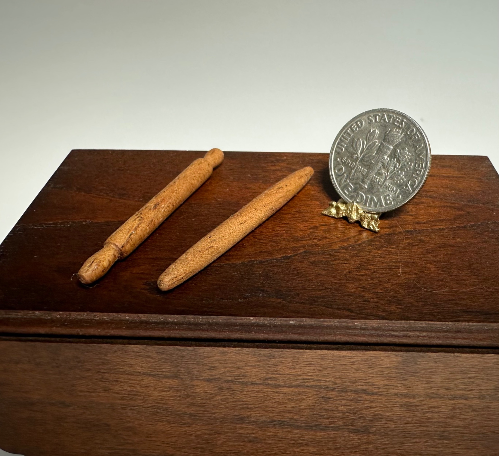 Rolling pins for the miniature chef