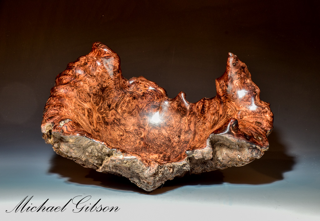 Rosewood Burl Bowl