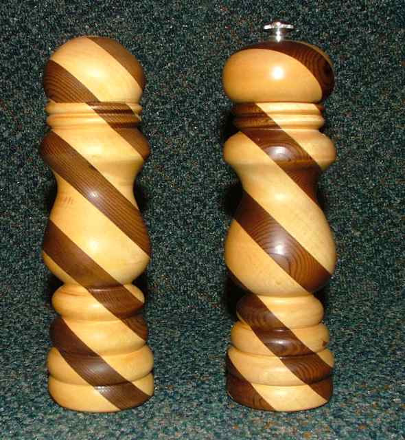 Salt Shaker, & Peppermill